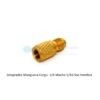 Adaptador Manguera Carga 1/4 Macho 5/16 Sae Hembra