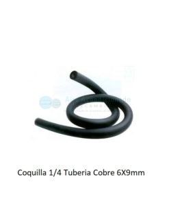 Funda  Aislante Tubería Cobre 6X9mm Coquilla 1/4  Tira 2m