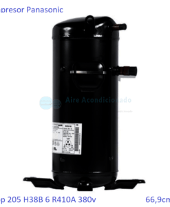 Compresor Panasonic C-Sbp 205 H38B 6 R410A 380v 66,9cm3 - transporte incluido