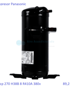 Compresor Panasonic C-Scp 270 H38B 8 R410A 380v   89,2 cm3 -transporte incluido