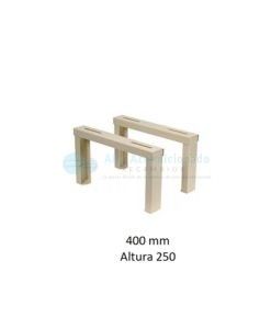 Juego Soporte Nivelable 400mm Altura 250