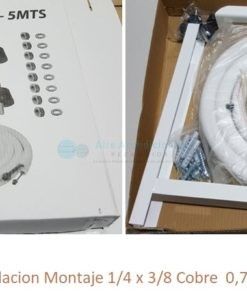 Kit Instalación Montaje 1/4 3/8 Cobre 0,7mm