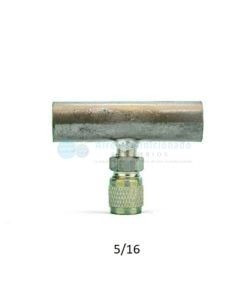 Manguito Cobre 5/16 Soldar Union Con Valvula ObusTapon Carga