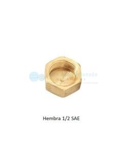 Tapón Latón Hembra 1/2 SAE