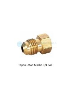 Tapón Latón Macho 3/4 SAE