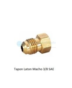 Tapón Latón Macho 3/8 SAE