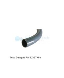 Tubo Desagüe Pvc 32 X 27 Gris .