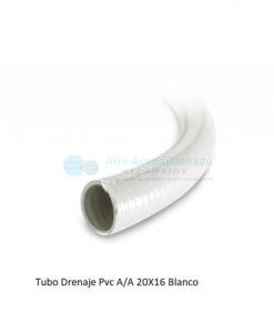 Tubo Drenaje Pvc A/A 20X16 Blanco