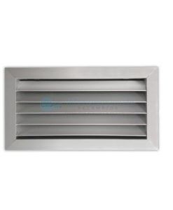 Rejas de ventilación retorno Aluminio Acabado Plata Mate 600 x 300
