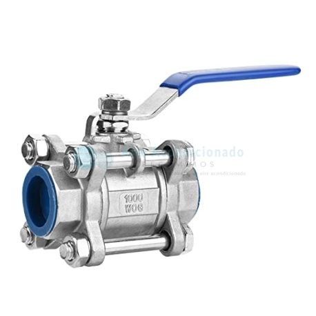 Válvula de bola inoxidable 3 piezas 3" LG