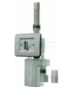 Caja sifón empotrable con válvula blanco