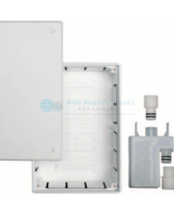 Sifón con caja para empotrar y tapa