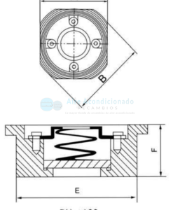 Alternative view of Válvula retención disco inox DN32