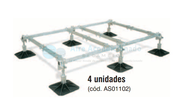 Bancada estándar 2000 x 1200 (1 a 4 udes )