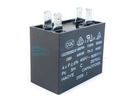 Condensador eléctrico CBB61 4µF 450VAC
