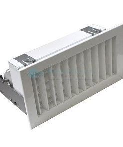 Rejilla triple motorizada Rint Blanco 400 X 150