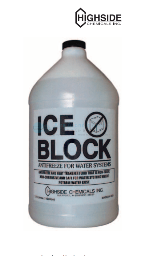 Anticongelante para refrigeración ICE BLOCK