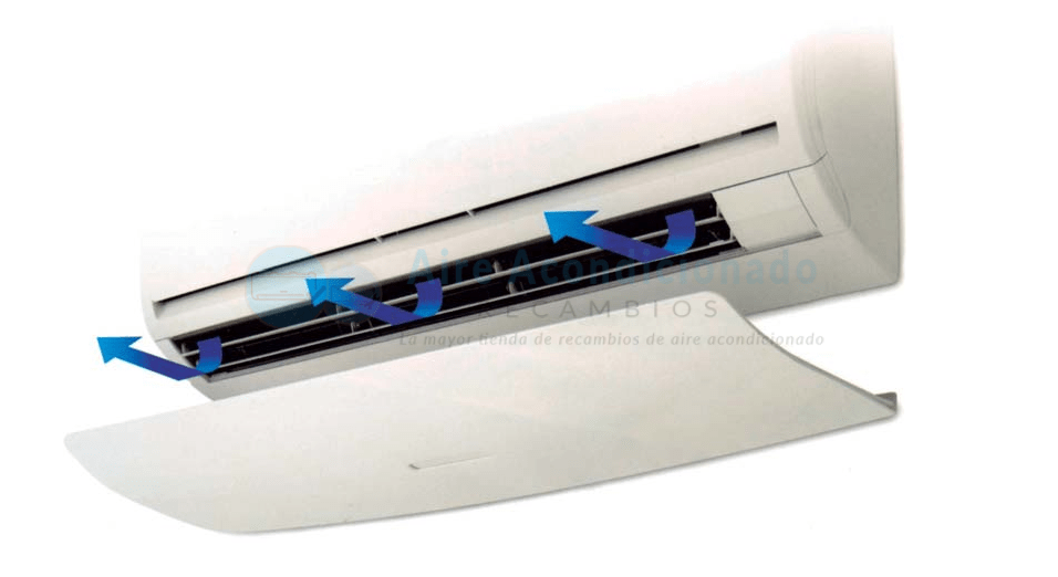 Deflector salida de aire para split de pared