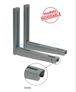 Juego de Soportes pequeño SOPORT-ESC INOX - 400 mm