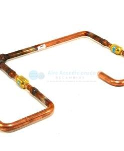 Tubo descarga para 2 compresores SH140-184