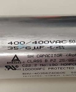 Condensador 400/400 vac 50/60 Hz