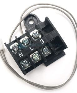 Bornera de 3 polos con fusible térmico