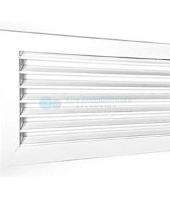 Reja de retorno Aluminio lacado Blanco 400 x 200 mm