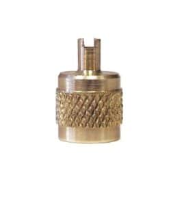 TAPON LATON DE 1/4" CON LLAVE PARA DESMONTAR OBUS