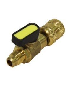 Válvula 1/2” ACME izquierda x 1/4” SAE para envases desechables R32