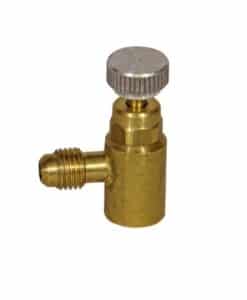 Válvula cierre escuadra 1/4" MACHO-5/16" HEMBRA