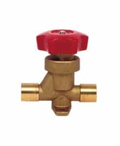 Válvula paso recto volante  CT-D-12.s 3/4" ODS