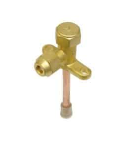 Válvula 2 Vías 1/4" sin Obús de carga