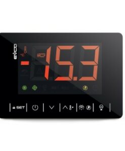 CONTROLADOR DE TEMPERATURA EVCO EVJ 200 3 RELES 2 SONDAS