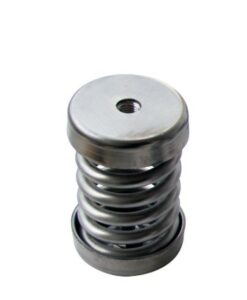 Antivibrador inox muelle MLC-100 sujeción suelo M8 carga máxima 110kg