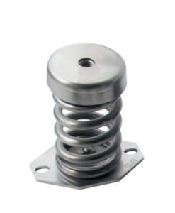 Antivibrador inox muelle MLC-200B sujeción pletina M12 carga máxima 200kg
