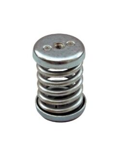 Antivibrador metálico muelle M-25 sujeción suelo M8 carga máxima 25kg