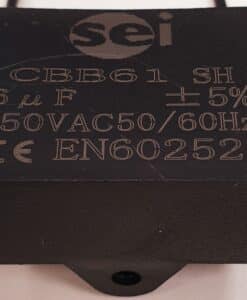 Minicondensador arranque motores monofásicos 6µF
