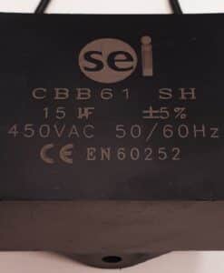 Minicondensador arranque motores monofásicos 15µF