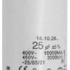 condensador para el arranque de motores monofásicos 20µF