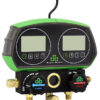 Analizador digital de 2 válvulas antichoque SUPER STARS ST-B268D con mangueras y 90 refrigerantes incluídos