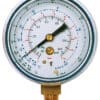 Manómetro vertical baja de 1/8" NPT para R134a y R404A Ø63mm