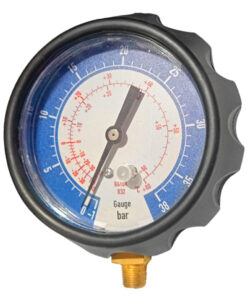 Manómetro de baja vertical para gases R410A y R32 Ø80mm