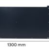 Placa inferior carcasa decorativa blanco 130x115 cm