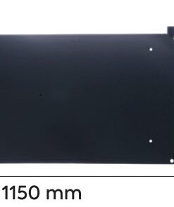 Placa trasera carcasa decorativa color antracita 115x57,5 cm