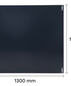 Placa trasera carcasa decorativa color blanco 130x65 cm