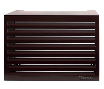 Carcasa base decorativa color marron 100x75x50 cm