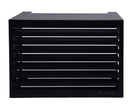 Carcasa base decorativa color negro 100x75x50 cm