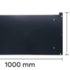 Placa inferior carcasa decorativa color blanco 100x75 cm