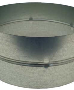 Manguito para conducto helicoidal galvanizado MERCATUB Ø125mm hembra-hembra