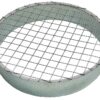 Tapa con malla para conducto helicoidal galvanizado MERCATUB de Ø300mm macho.